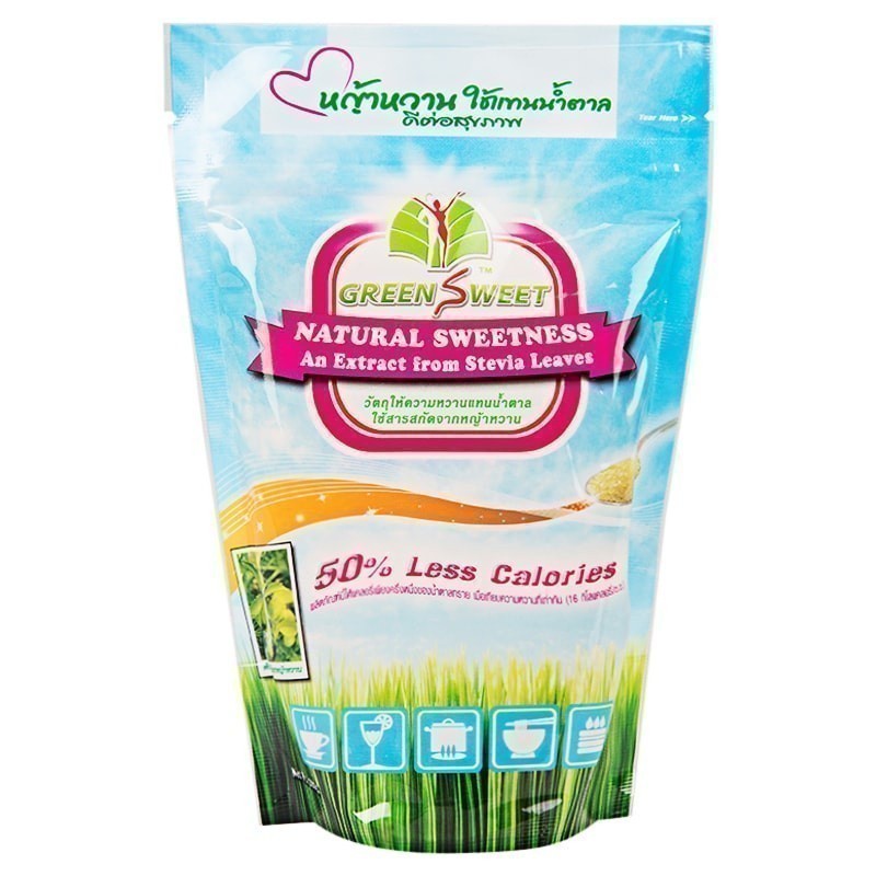 GREEN SWEET กรีนสวีทวัตถุให้ความหวานแทนน้ำตาลใช้สารสกัดจากหญ้าหวาน 280 กรัม [8857122331015]