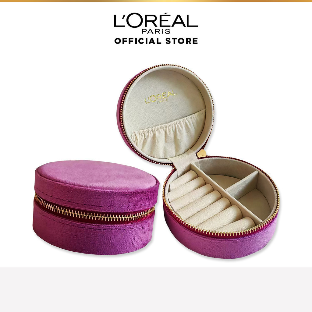 สินค้าสมนาคุณ - กล่องใส่เครื่องประดับ สีม่วงกำมะหยี่