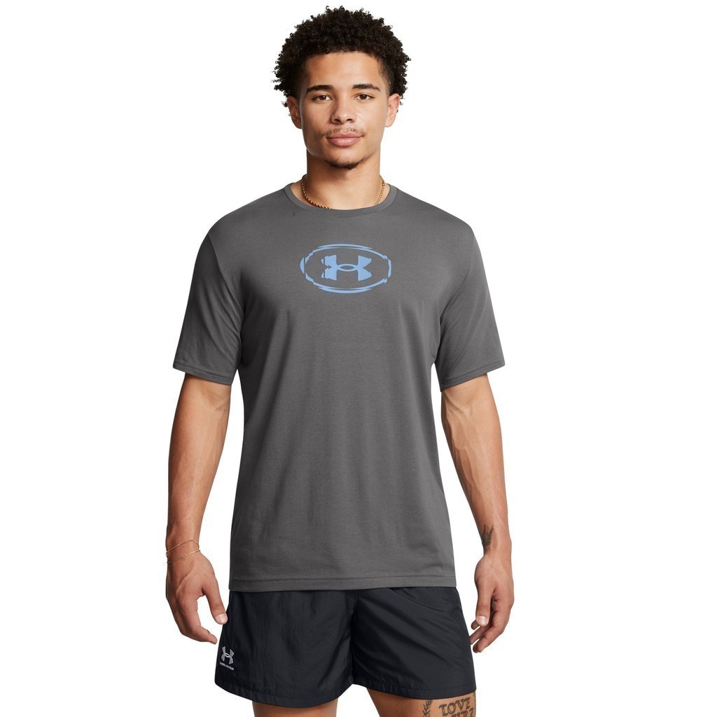 Under Armour เสื้อแขนสั้น UA Slice Logo สำหรับผู้ชาย — صورة 2