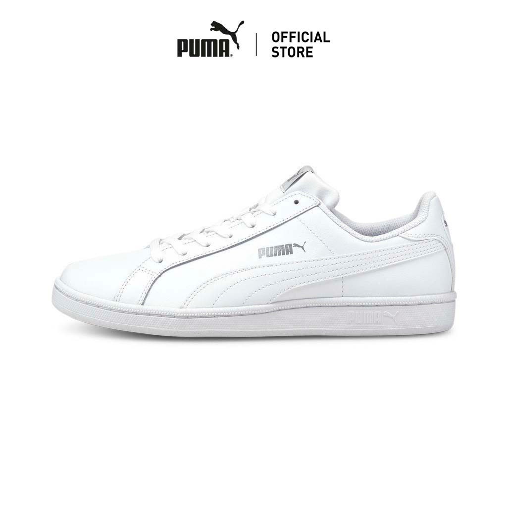 PUMA SPORT CLASSICS - รองเท้ากีฬา Smash Leather สีขาว - 35672202