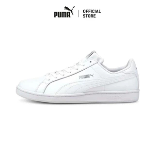 PUMA SPORT CLASSICS - รองเท้าผ้าใบ Smash Leather สีขาว - 35672202