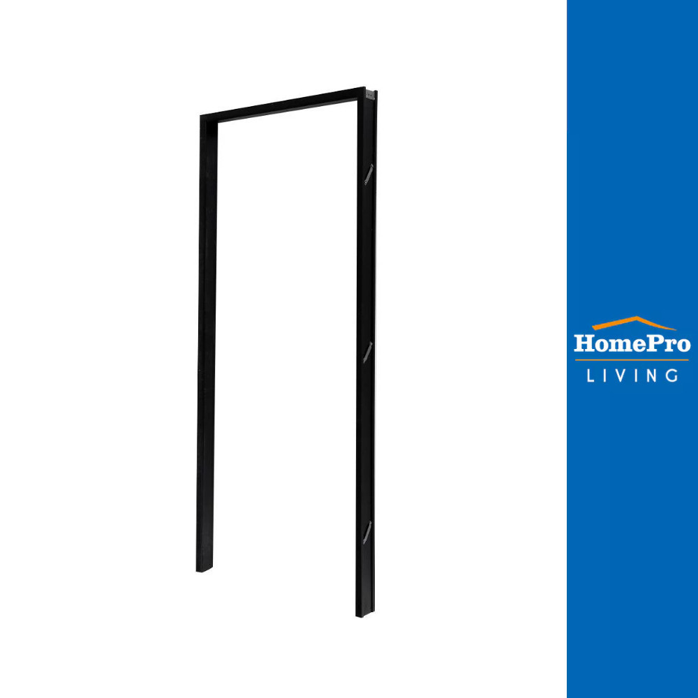 AZLE วงกบประตู UPVC 80x200 ซม. สีโอ๊คดำ จัดส่งโดย HomePro