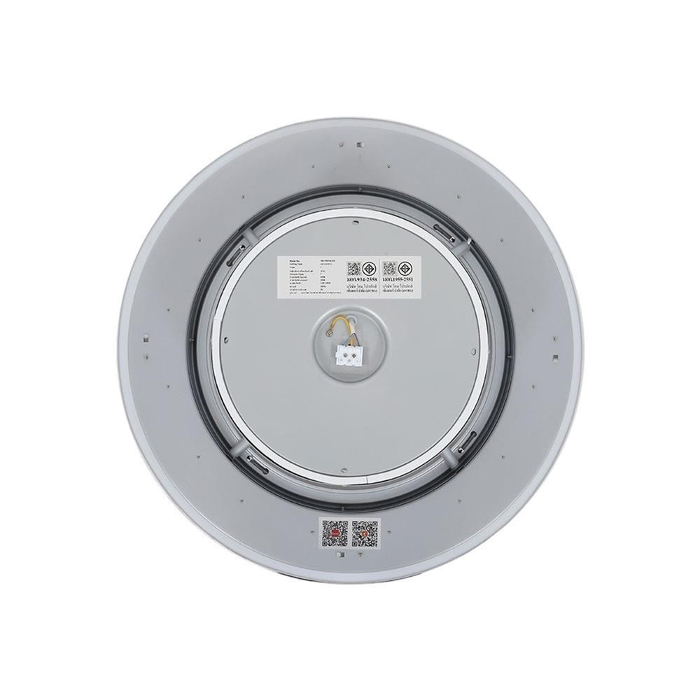 CARINI พัดลมไฟเพดาน LED TRY-NOVA105SV 60 วัตต์ COOLWHITE/DAYLIGHT/WARMWHITE สีเงิน 25 นิ้ว จัดส่งโดย HomePro ราคา ถูกที่สุด ดีลบีเคเค แกลเลอรีภาพที่ 4