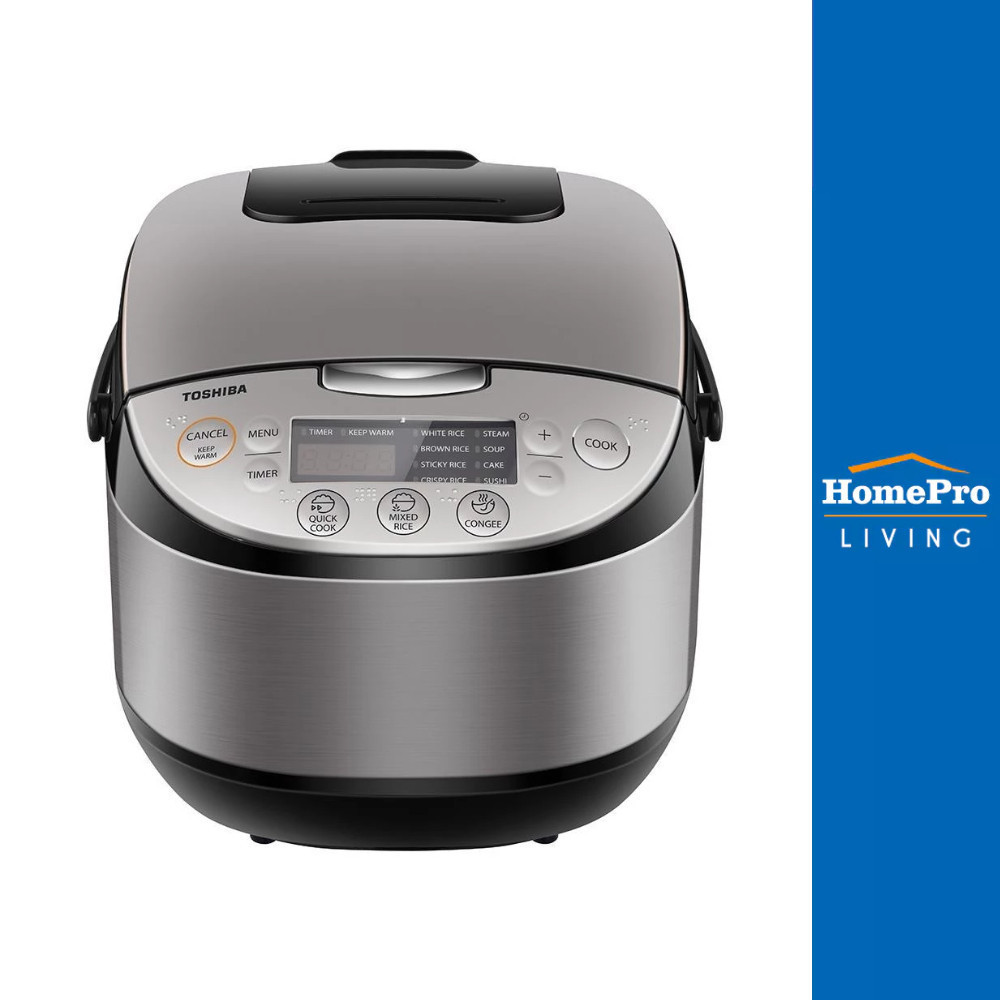 TOSHIBA หม้อหุงข้าว DIGITAL RC-T18DR2 1.80ลิตร จัดส่งโดย HomePro