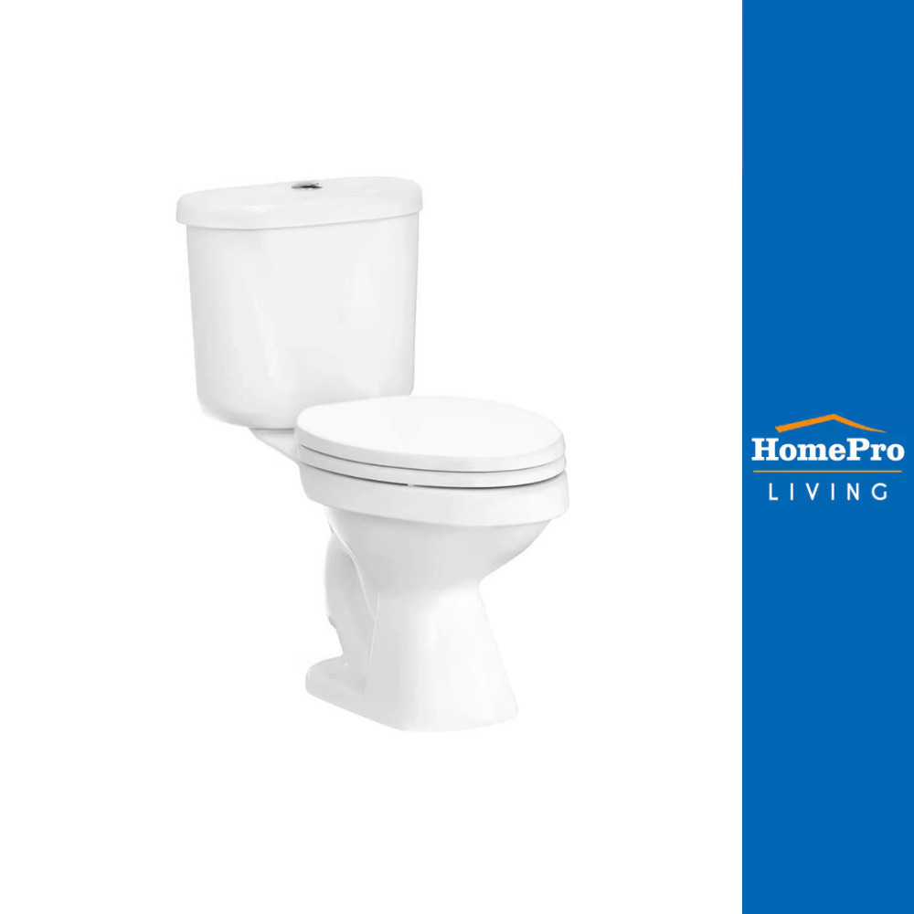 [สินค้าไม่รวมติดตั้ง]  COTTO สุขภัณฑ์ 2 ชิ้น รุ่น C13960 6L สีขาว