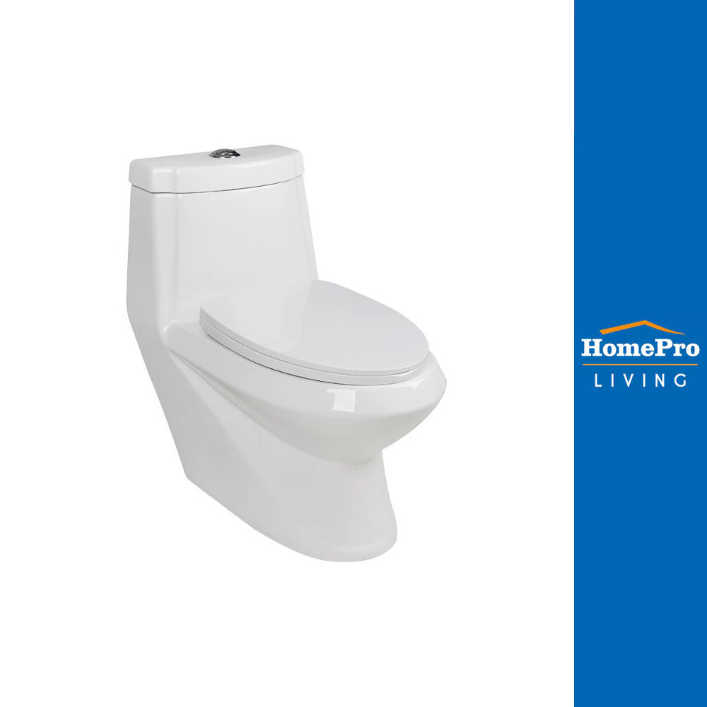 MOYA สุขภัณฑ์ 1 ชิ้น SN-T008 3/6 ลิตร สีขาว จัดส่งโดย HomePro ชักโครก โถส้วม