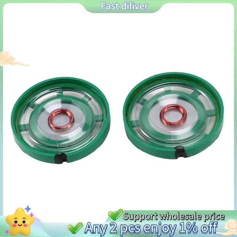 LU-2 ชิ้น 1/4 วัตต์ 0.25 วัตต์ 8โอห์ม 27 มิลลิเมตรรอบแม่เหล็กภายนอกลําโพงลําโพง,เครื่องขยายเสียง,ลําโพงอุปกรณ์เสริม