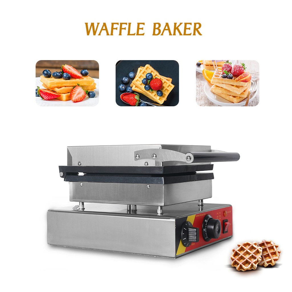 เครื่องทำความร้อนไฟฟ้า  มัลติฟังก์ชั่น  เตาวาฟเฟิล  วาฟเฟิล  เตาทำ  หนึ่งจากสอง  วาฟเฟิล  ถาดอบไฟฟ้า
