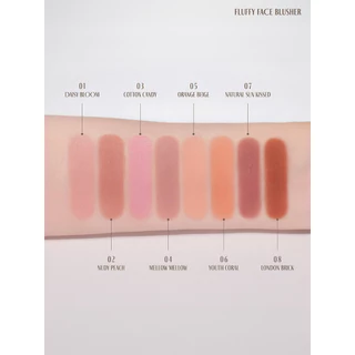 SUPERMOM l Fluffy face blusher บลัชออน ปัดแก้ม ตลับเดี่ยว VEGAN ขนาด 4.5 g