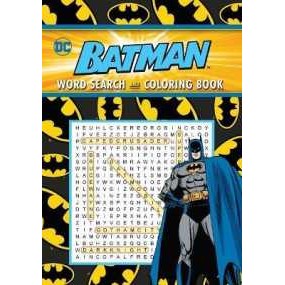 Batman: Word Search & Coloring Book (Coloring Book & Word Search) [Paperback]