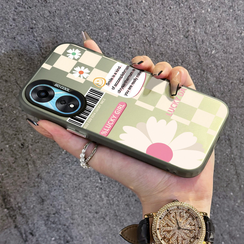 เคสสำหรับ OPPO A18 A38 A31 2020 A8 เคสซิลิโคนกันกระแทกมีแบรนด์โทรศัพท์ทันสมัยและฝาครอบกันการตก