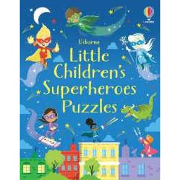 Little Children's Superheroes Puzzles (Children's Puzzles) [Paperback]