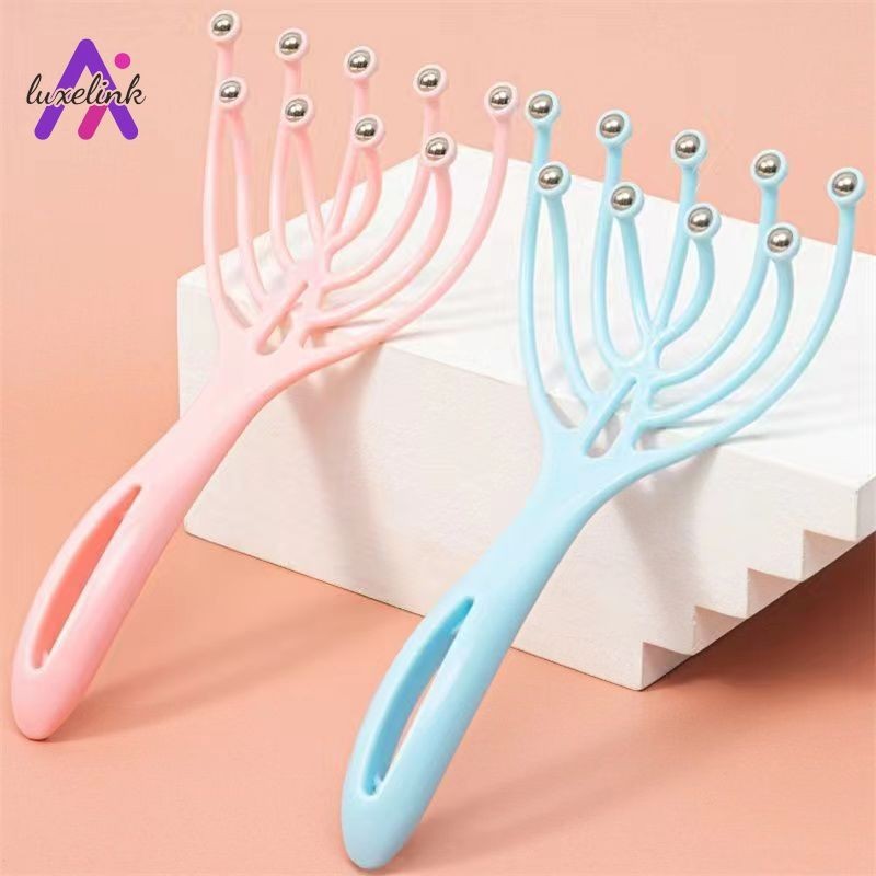 luxelinkNine Claw หวีนวดหัว Decompression หวีนวด Manual Head Massage