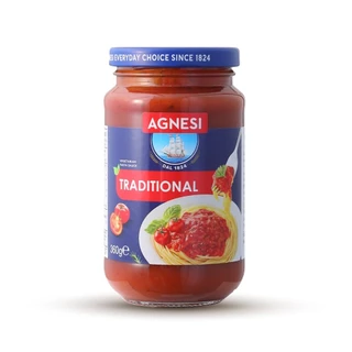 แอคเนซี ซอสพาสต้า รสดั้งเดิม 360 กรัม l Agnesi Pasta sauce Traditional 360g