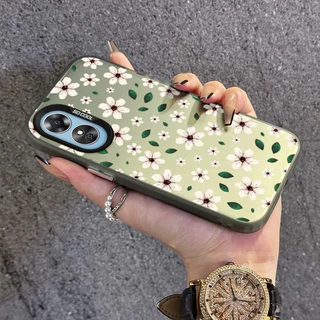 เคสสำหรับ OPPO A17 A17K A16 A16s A54s A16K A16E A15 A15s A35 เคสโทรศัพท์โปร่งใสดอกไม้