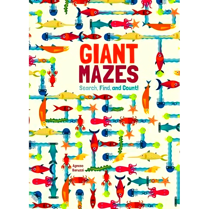 BBW หนังสือ Search, Find & Count: Giant Mazes ISBN: 9788854043718