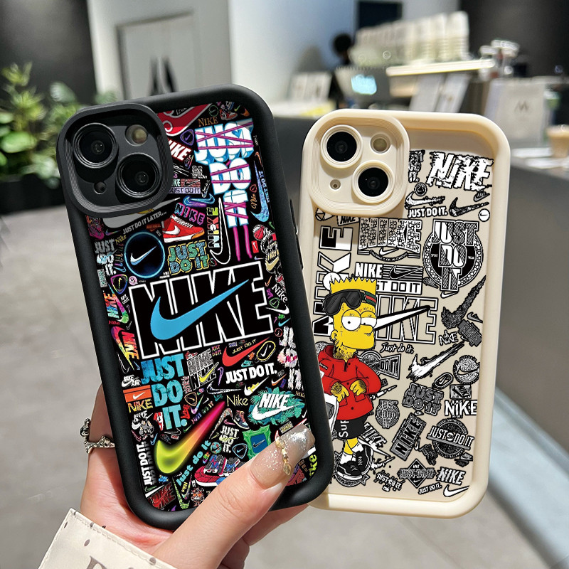 เคสสำหรับ Samsung Galaxy A21S เคสโทรศัพท์ซิลิโคนป้องกันรอยขีดข่วนแบรนด์อินเทรนด์ - รูปที่ 5