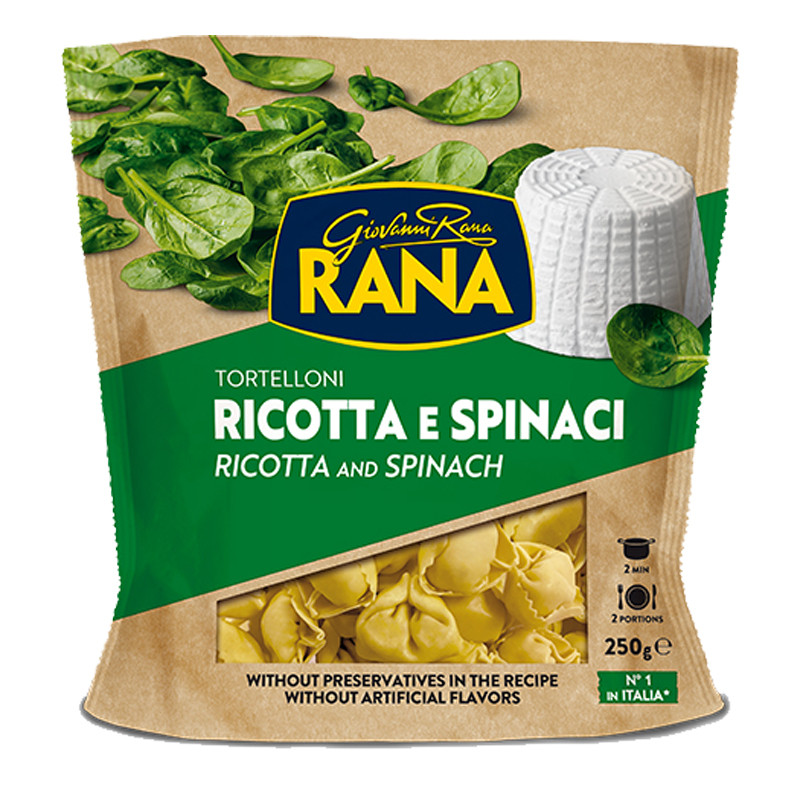 ราน่า ทอร์เทลโลนีผักโขมชีส 240 ก. RANA Tortellini Cheese Spinach 240 g