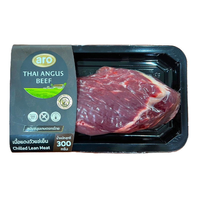 เอโร่ โกลด์ เนื้อแดงแองกัส MS4+ 300 ก. ARO GOLD Angus Beef Lean Meat MS4+ 300 g