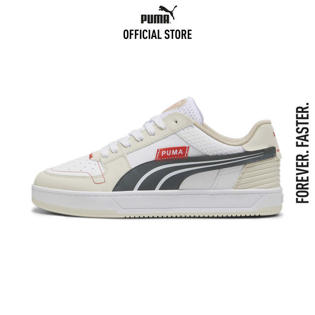PUMA BASICS - รองเท้าผ้าใบยูนิเซ็กซ์ Puma Caven 2.0 VTG Desert Unisex สีเบจ - 39614501