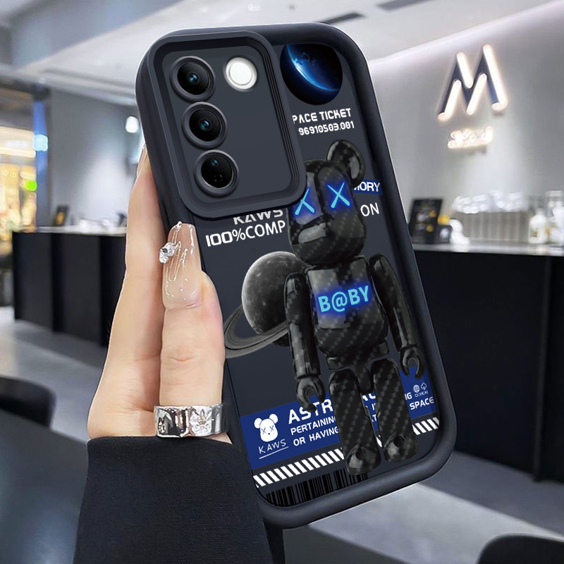 เคสสำหรับ VIVO V27 5G VIVO V27 Pro 5G S16 Pro 5G เคสซิลิโคนนิ่มกันกระแทกแฟชั่นเคสโทรศัพท์หมีรุนแรงใหม่