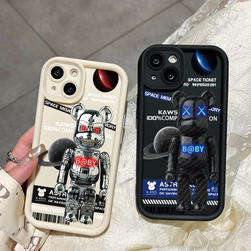 เคสสำหรับ Xiaomi Redmi 13C POCO C65 เคสซิลิโคนนิ่มกันกระแทกแฟชั่นเคสโทรศัพท์หมีรุนแรงใหม่ - รูปที่ 5