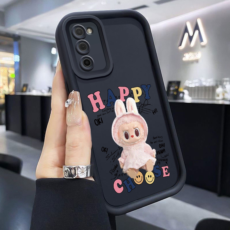 เคสสำหรับ Samsung Galaxy A03s A02s M02s F02s เคสเปลือกเคสกันกระแทกนิ่มตุ๊กตาน่ารักเคสซิลิโคนซิลิโคนโทรศัพท์ผู้หญิง