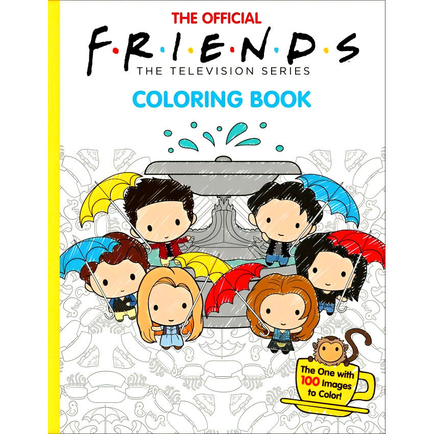 BBW หนังสือ THE OFFICIAL FRIENDS COLORING BOOK ISBNarna - 9781338790900
