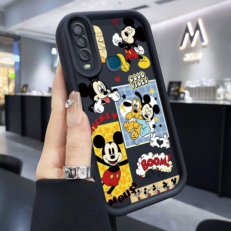 เคสสำหรับ VIVO Y17 Y15 Y12 Y12i Y3 Y3s 2020 เคสนิ่มซิลิโคนดูดซับแรงกระแทกแบบโดนัลด์เคสโทรศัพท์รูปเป็ด