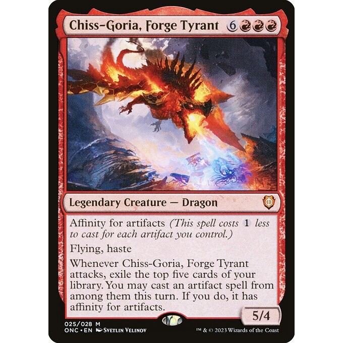 [Phyrexia: All Will Be One Commande] – [ONC] – (M) – [Chiss-Goria, Forge Tyrant] – [2023] ราคา ถูกที่สุด ดีลบีเคเค แกลเลอรีภาพที่ 3