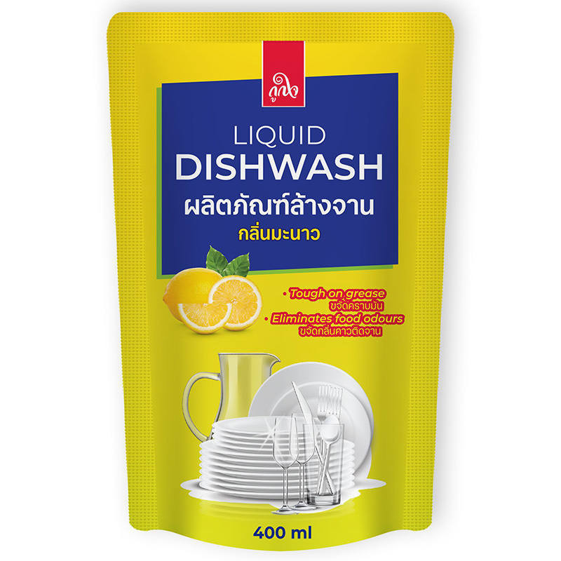 ถูกใจน้ำยาล้างจานกลิ่นมะนาว 400มล. [8853474029297]