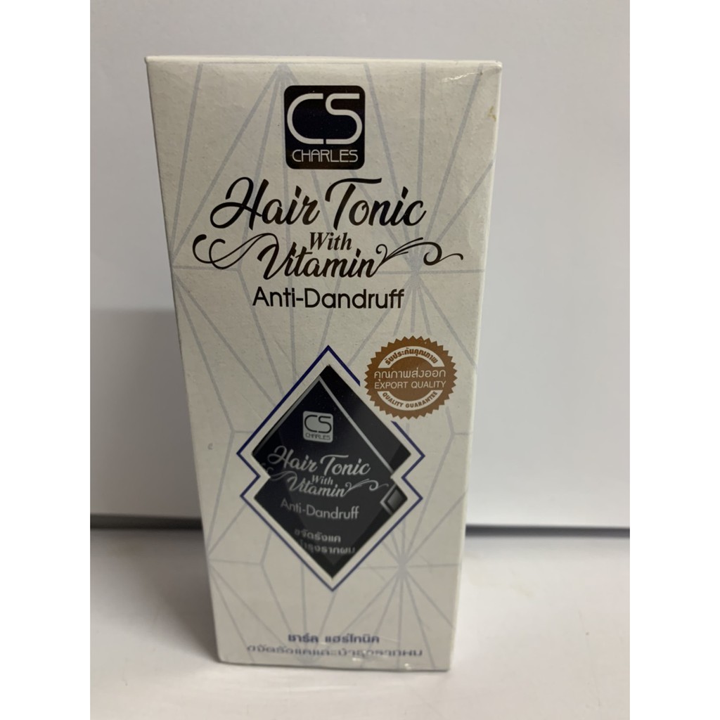 พร้อมส่ง🔥CS Charles Hair Tonic with Vitamin Anti Dandruff ขจัดรังแคและบำรุงรากผม ลดอาการคันศรีษะ