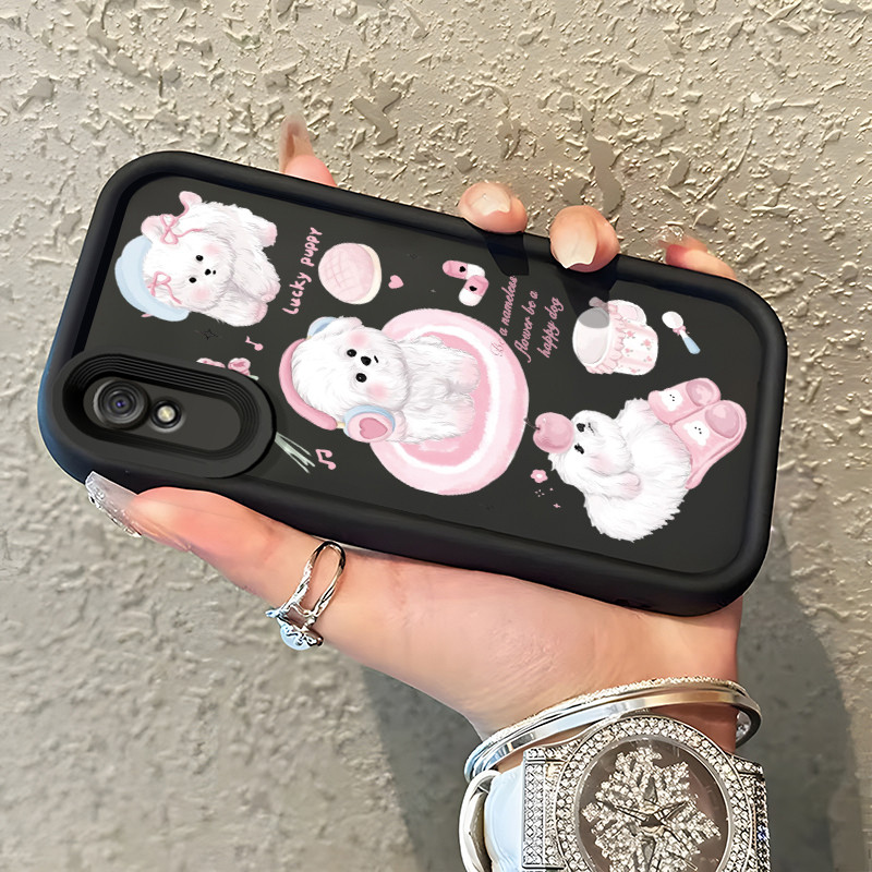 เคสสำหรับ Xiaomi Redmi 9A Redmi 9i Redmi 9T Redmi 9 Power เคสโทรศัพท์ซิลิโคนนิ่มกันตกสำหรับผู้หญิงสีชมพูใหม่