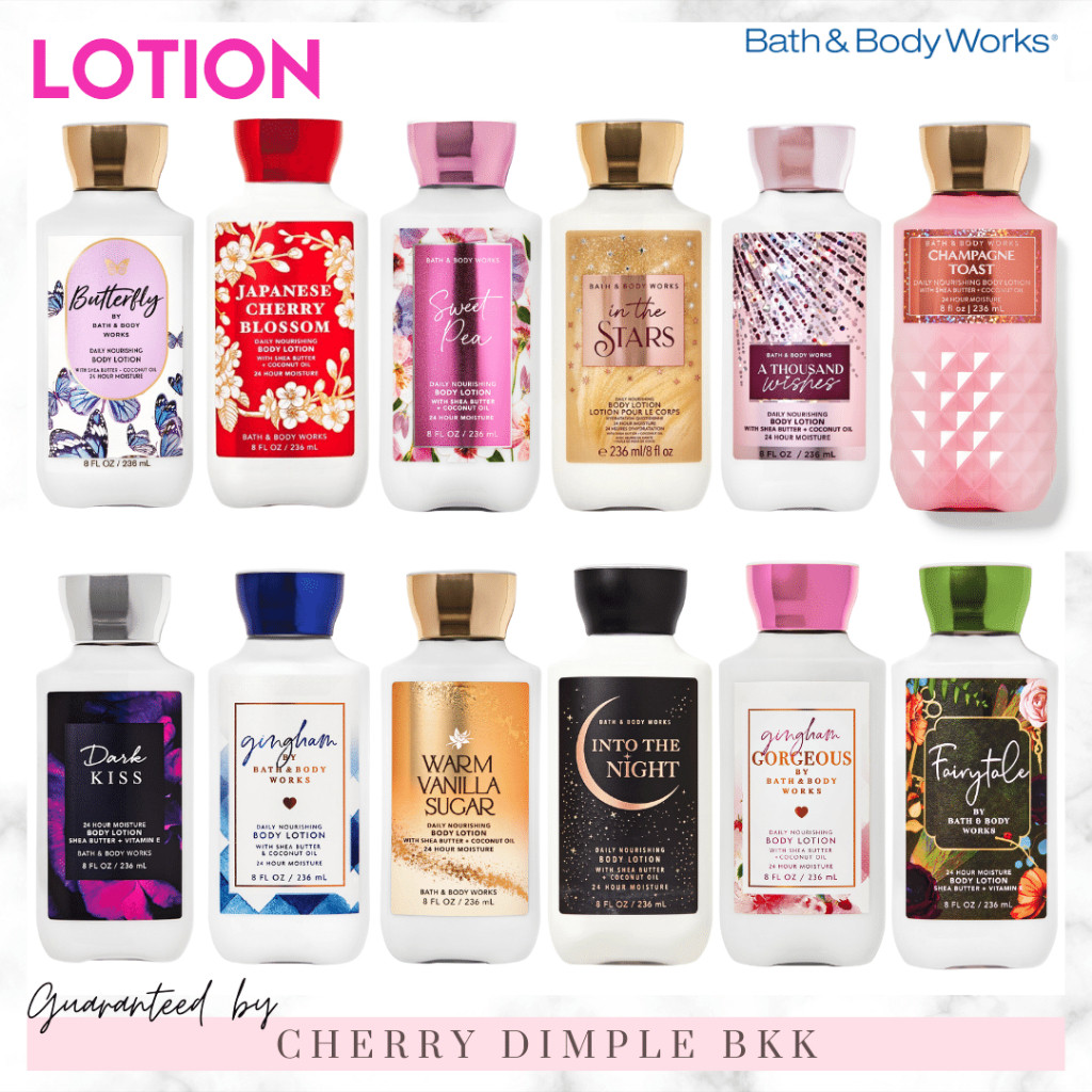 [กดในไลฟ์ตอนเที่ยงลด50%]BATH AND BODY WORKS Body Lotion LOTION กลิ่นหอมจากอเมริกา / โลชั่น bath and bodyworksครีมอาบน้ํำ