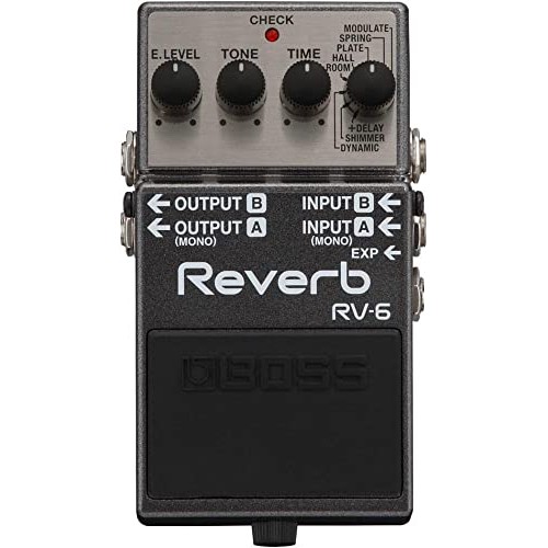 BOSS Reverb RV-6 สีดำ RV-6 สินค้าใหม่แกะกล่อง ของแท้ 100% จำหน่ายในญี่ปุ่น