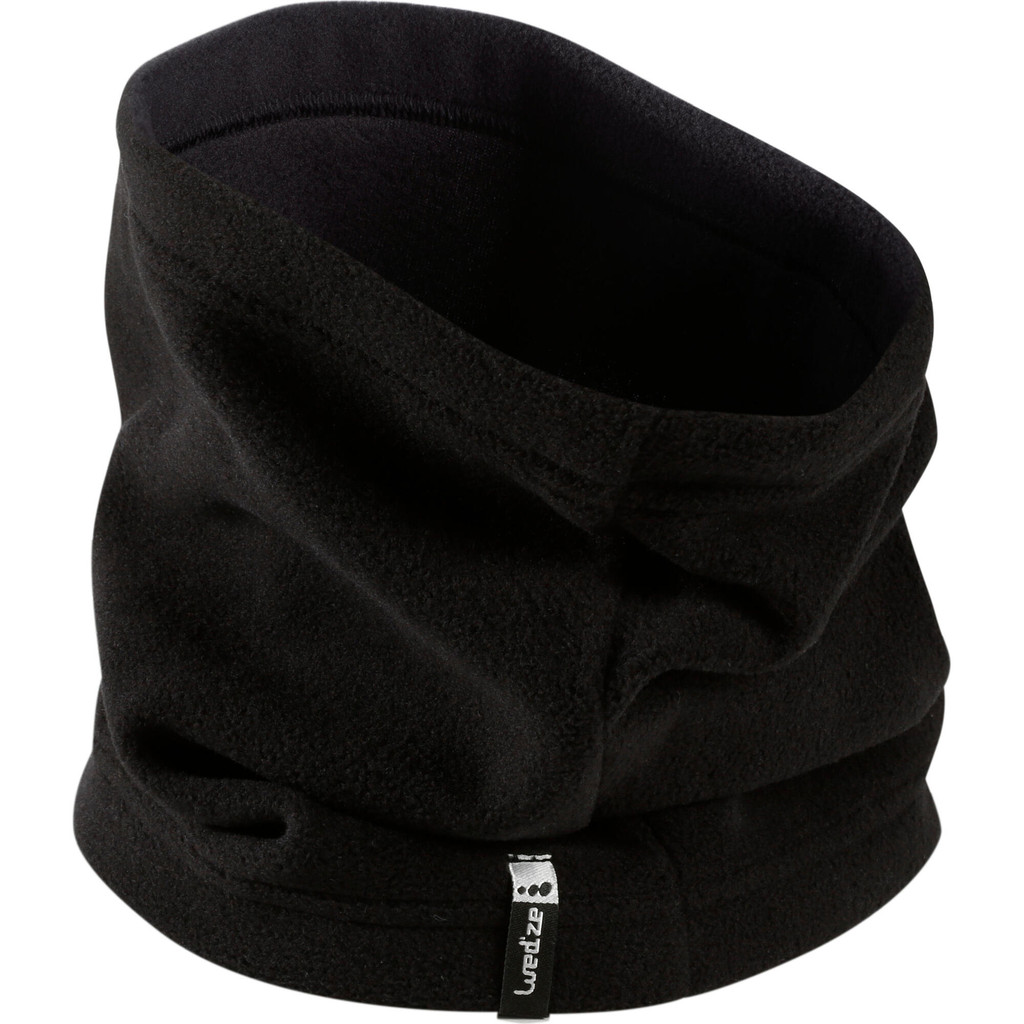 WEDZE - ปลอกคอกันหนาวผู้ใหญ่สำหรับการเล่นสกีรุ่น Firstheat (สีดำ) - Adult Ski Neck Warmer Firstheat - Black