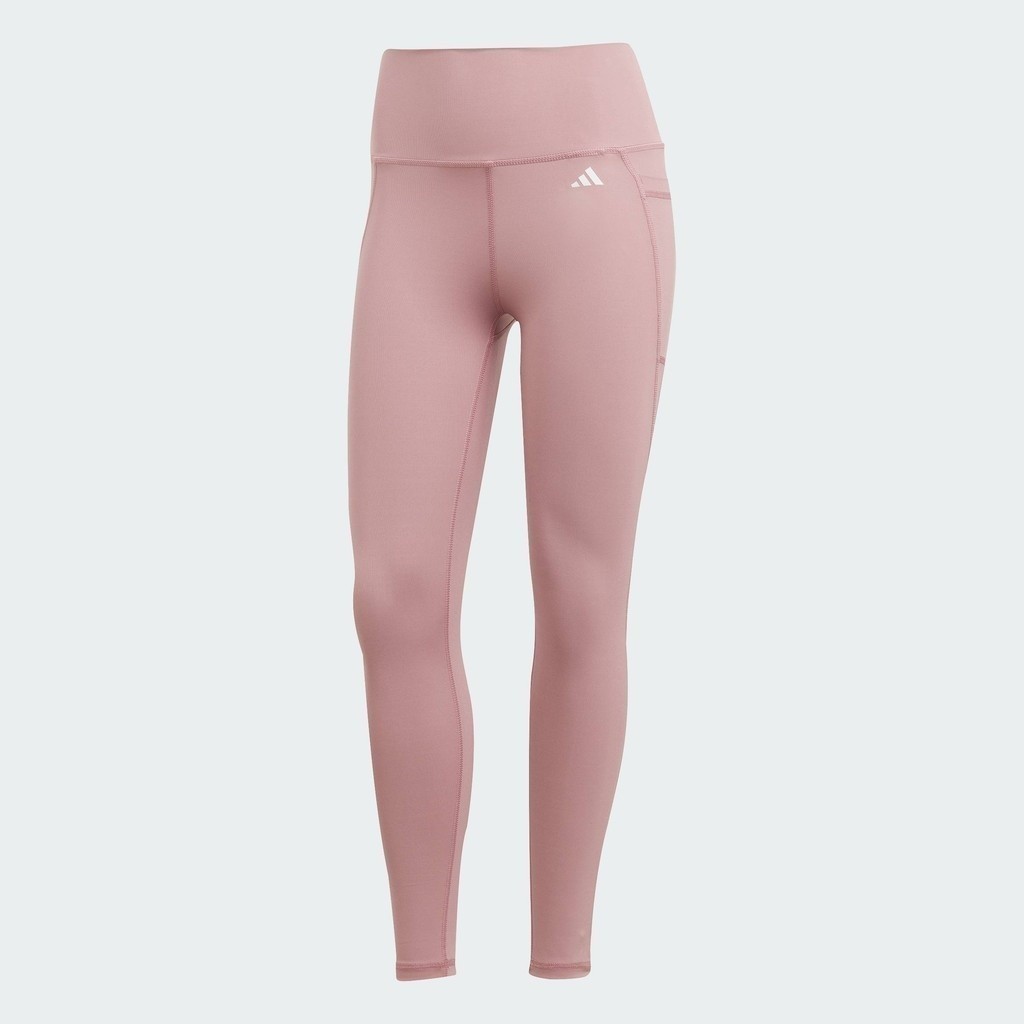 adidas Training Optime Stash Pocket High-Waisted 7/8 Leggings Women Pink IJ6823