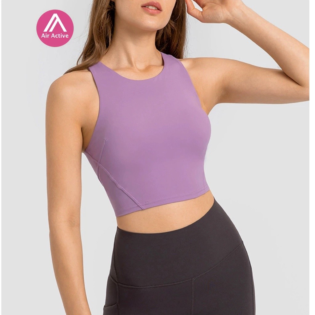 Air Active ชุดชั้นในสปอร์ตบราแฟชั่น Padded สําหรับโยคะและกีฬา