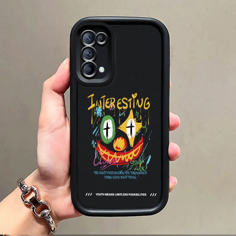 เคสสำหรับ OPPO Reno 5 OPPO Reno 5K เคสซิลิโคนนิ่มกันแดดป้องกันปลอกเคสโทรศัพท์แสนสร้างสรรค์ใหม่