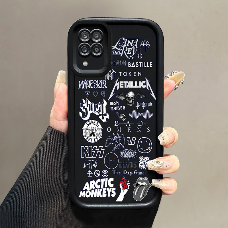 เคสสำหรับ Samsung Galaxy A12 4G A12 5G F12 M12 เคสโทรศัพท์สุดเจ๋งและอินเทรนด์เคสป้องกันซิลิโคนออกแบบเองกรอบแบบนิ่ม
