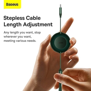 Baseus สายชาร์จ USB Type C 100W 3 IN 1 พับเก็บได้ สําหรับ Samsung Xiaomi i13 12