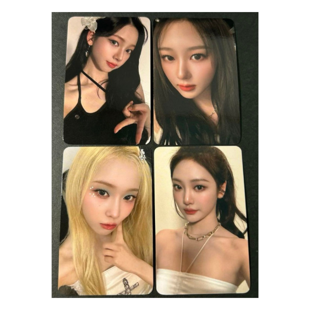 Aespa Refback a-eye COLOR CONTACT LENS BENEFIT OFFICIAL PHOTO CARD / KARINA GISELLE WINTER NINGNINGN