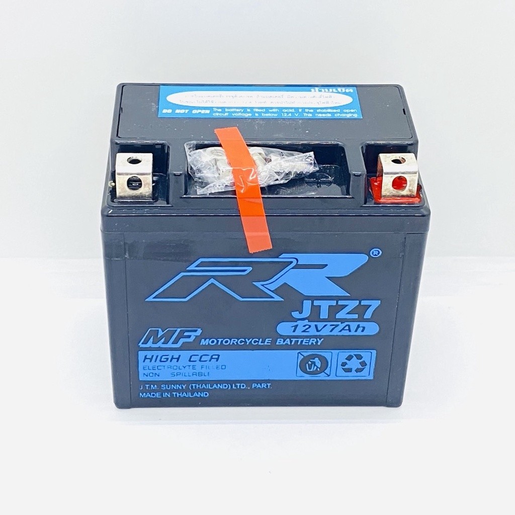 แบต BIGBIKE แบตเตอรี่ BIGBIKE มอเตอร์ไซค์ บิ๊กไบค์ RR JTZ7  12V 7Ah ใส่ ฮอนด้า PCX ไฟแรงสูง - รูปที่ 4