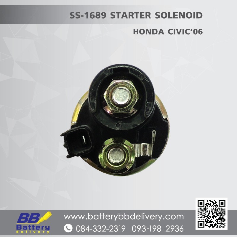 ออโต ออโตเมติค โซลินอยด์ ไดสตาร์ท ฮอนด้า ซีวิค SS-1689 STARTER SOLENOID HONDA CIVIC ปี 06 , ACCORD ป