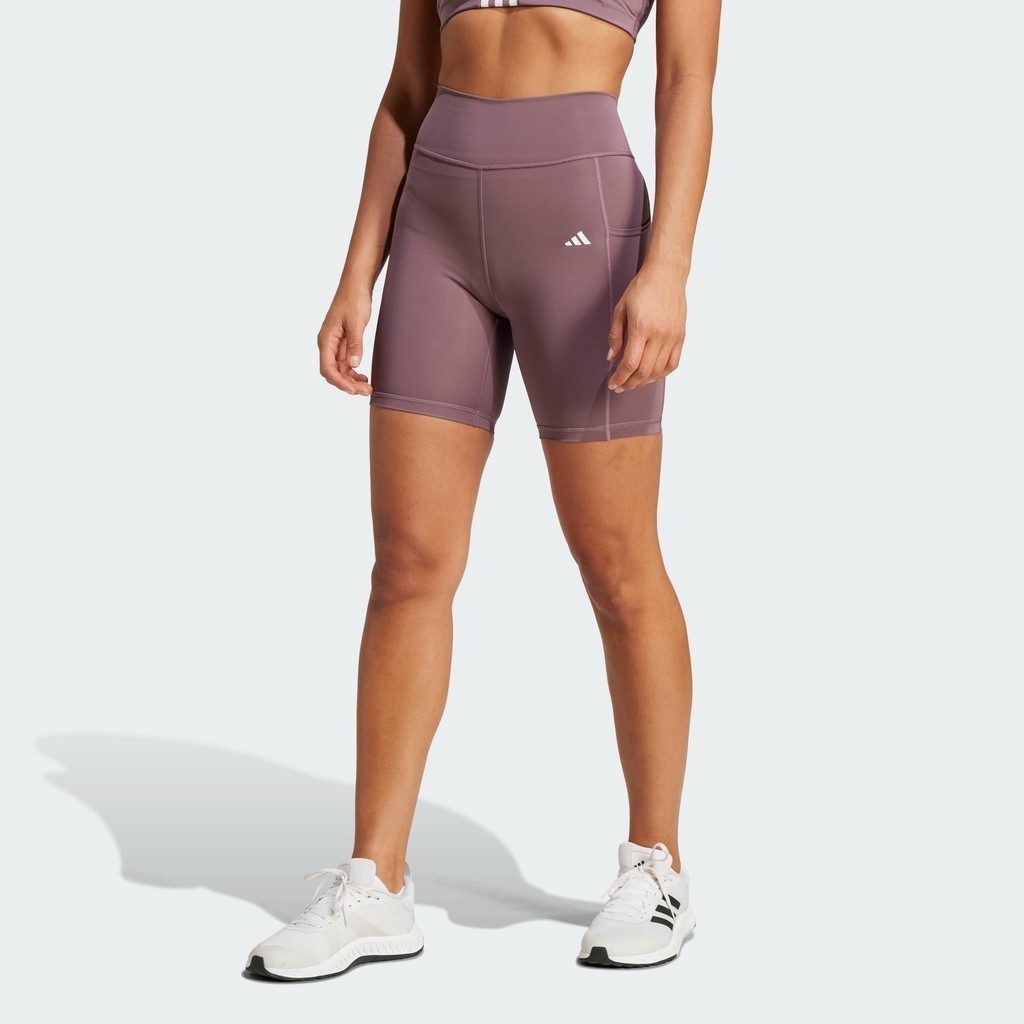 adidas Training Optime 7-Inch Leggings Women Purple IW3111
