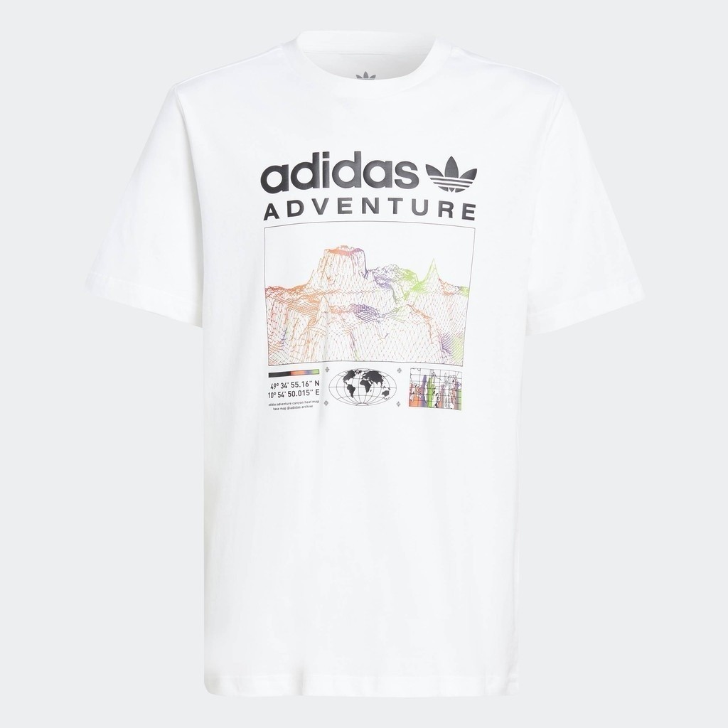 adidas ไลฟ์สไตล์ เสื้อยืด adidas Adventure เด็ก สีขาว II0929
