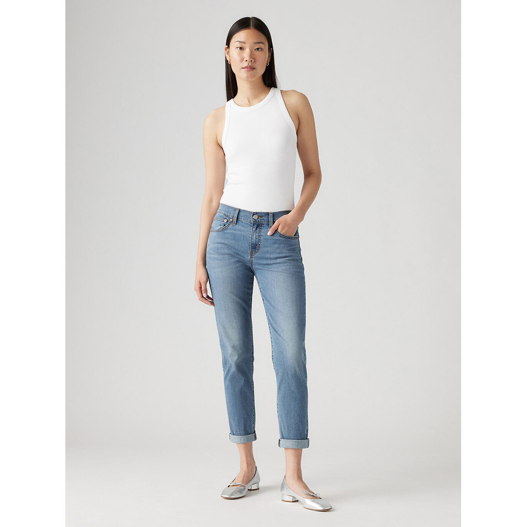 กางเกงยีนส์ Levi's® Women's Mid-Rise Boyfriend Jeans