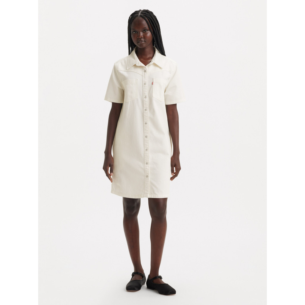 ชุดเดรส Levi's® Women's Louisa Short-Sleeve Denim Dress