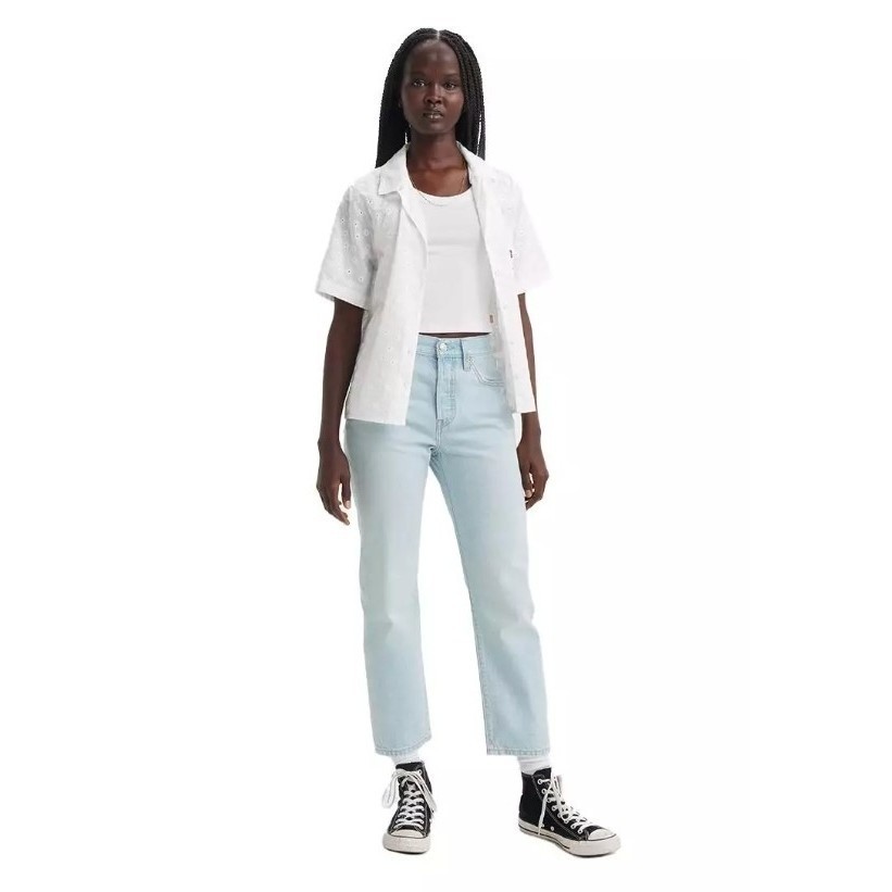 กางเกงยีนส์ผู้หญิง Levi’s® Women’s 501® Original Lightweight Cropped Jeans