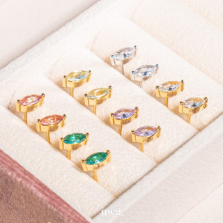 JPEG - Rugby Gem Earring